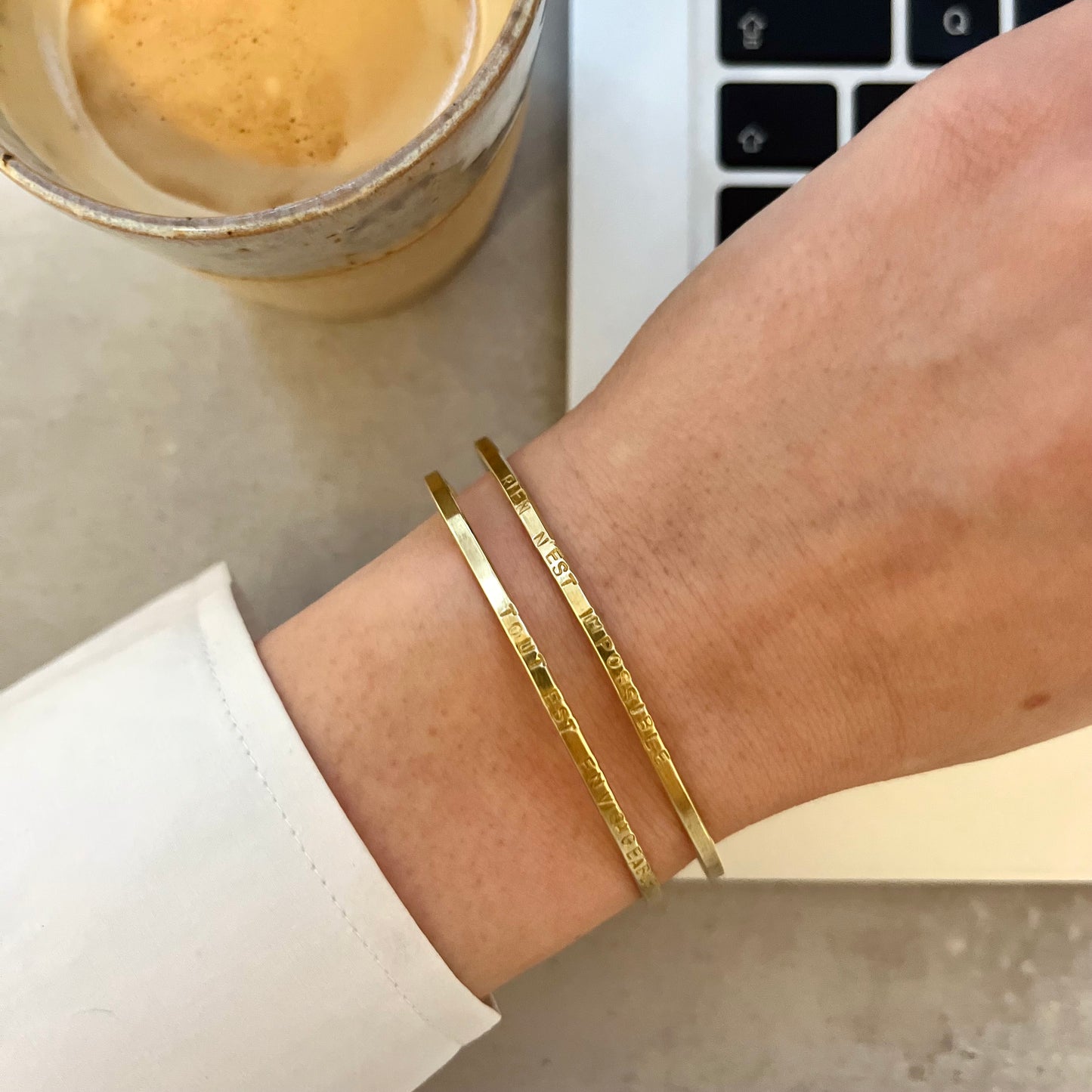 Bracelet jonc personnalisé