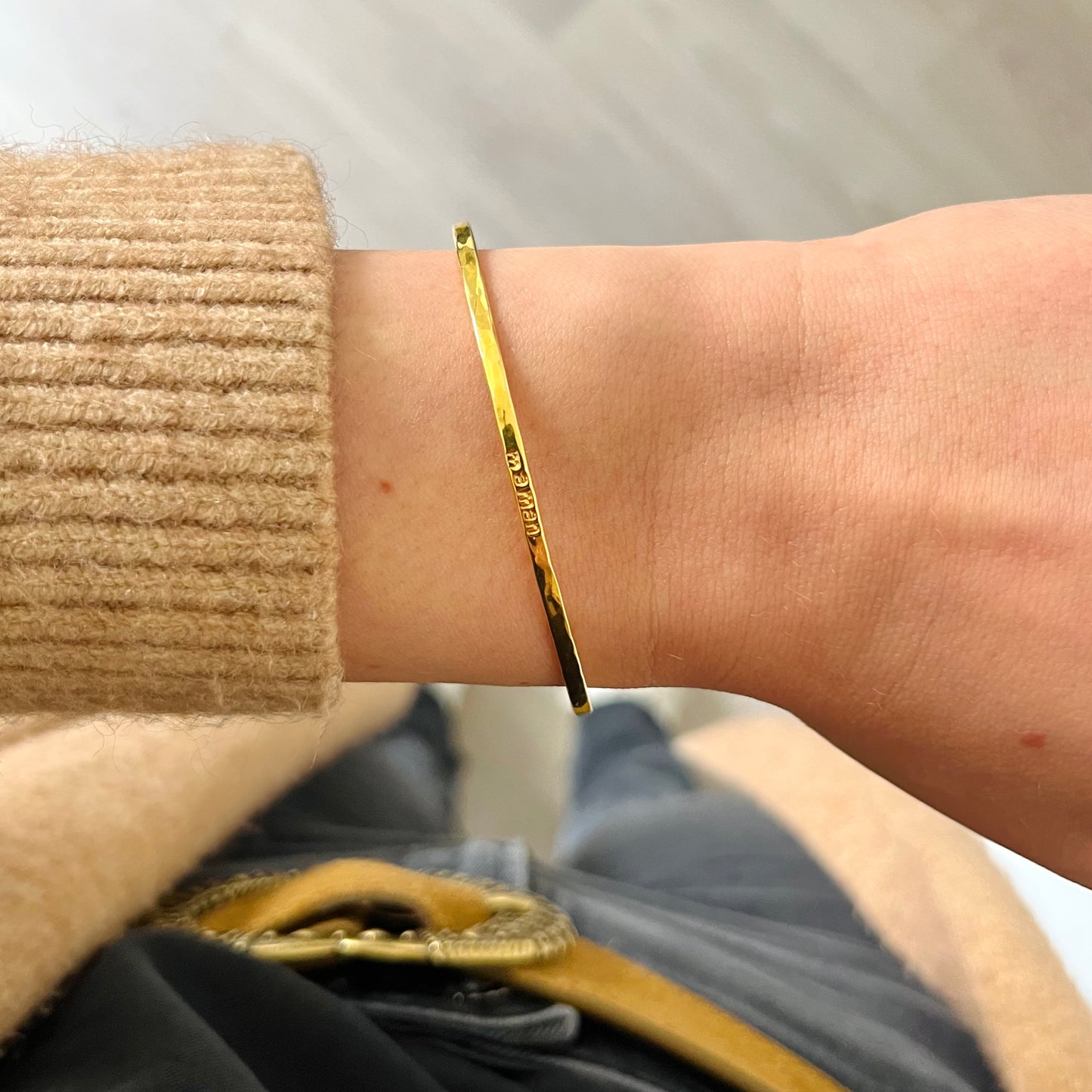 Bracelet jonc personnalisé