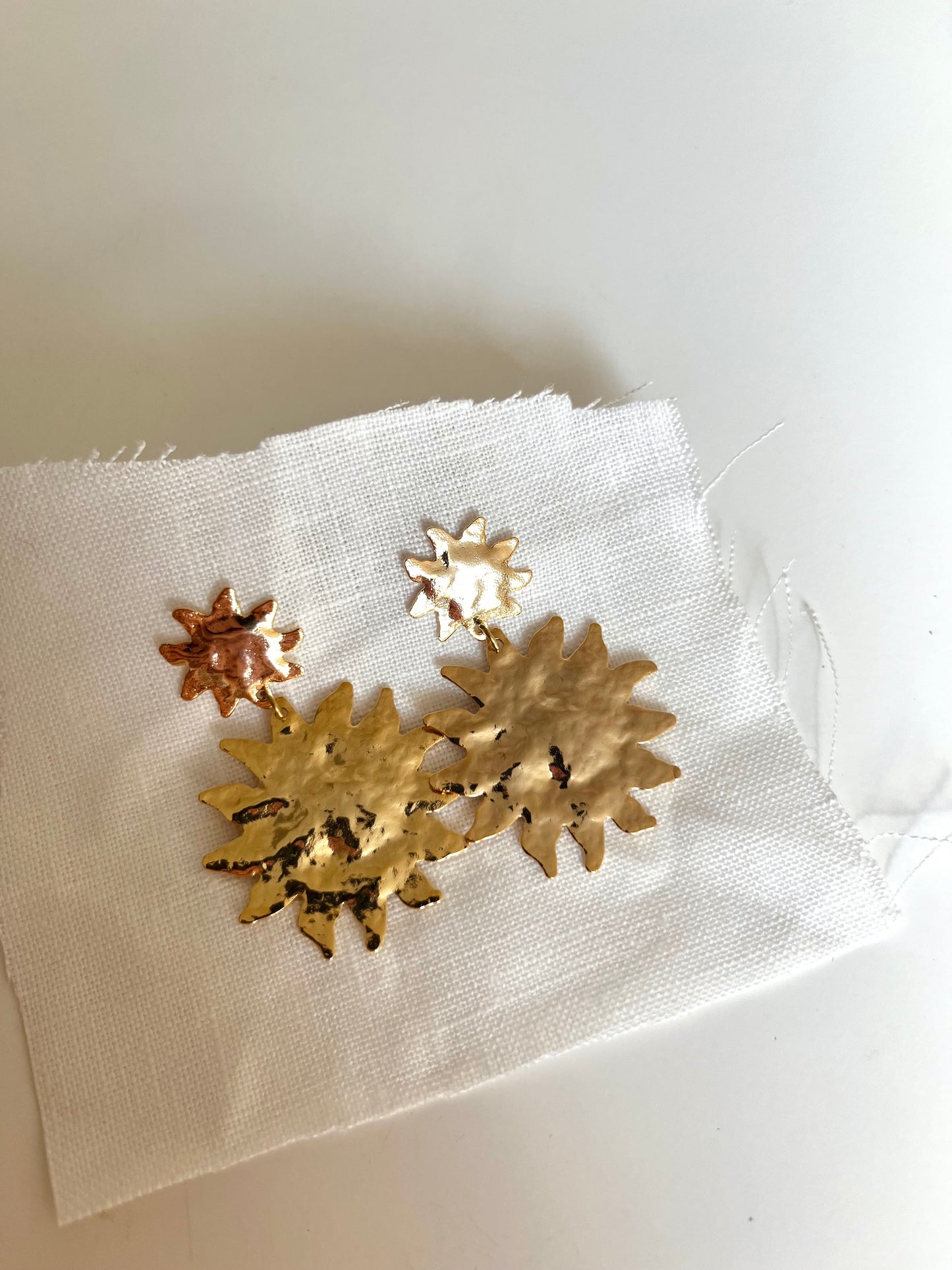 Boucles d’oreilles soleil
