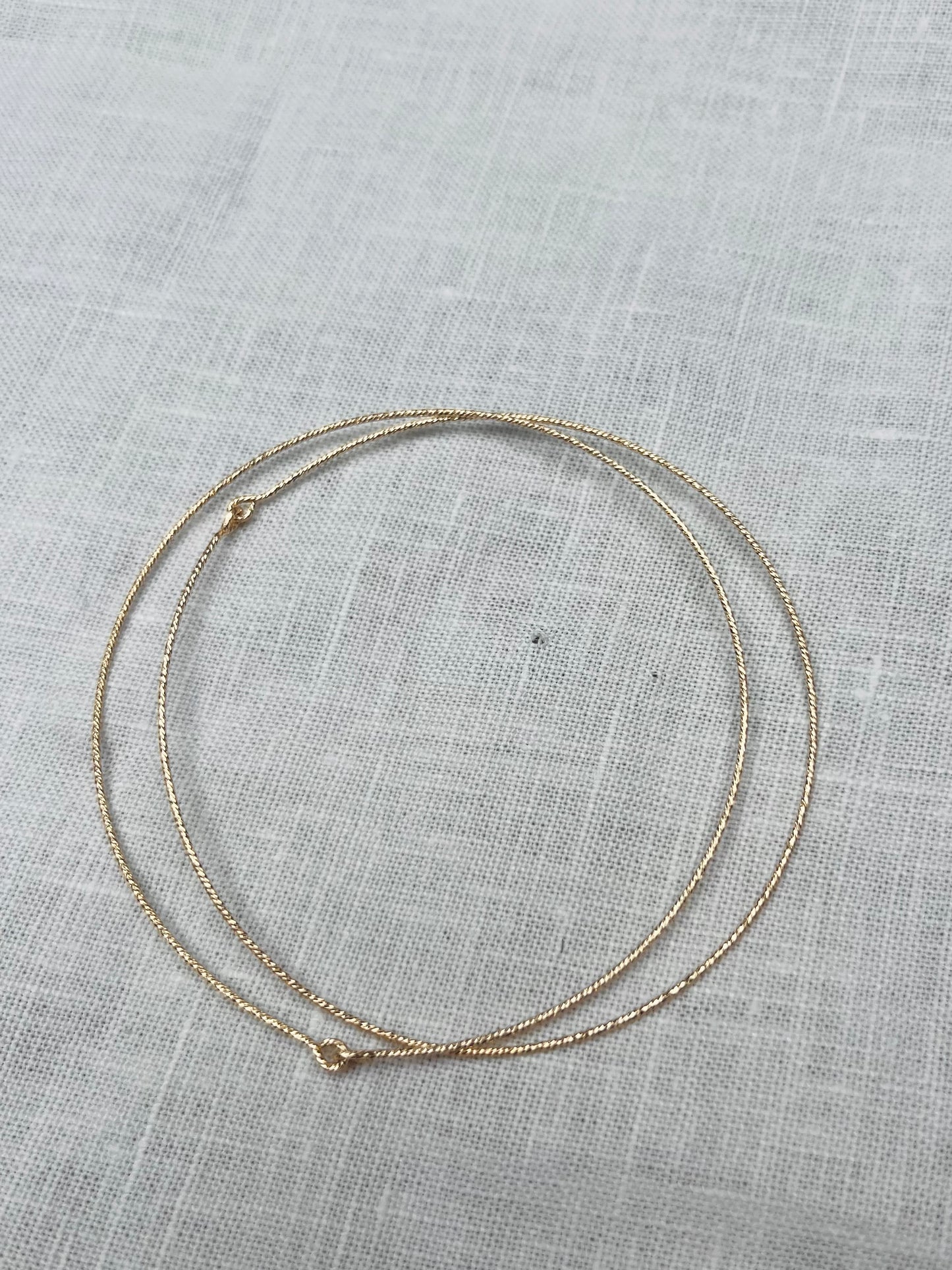 Jonc fin diamanté - Gold Filled