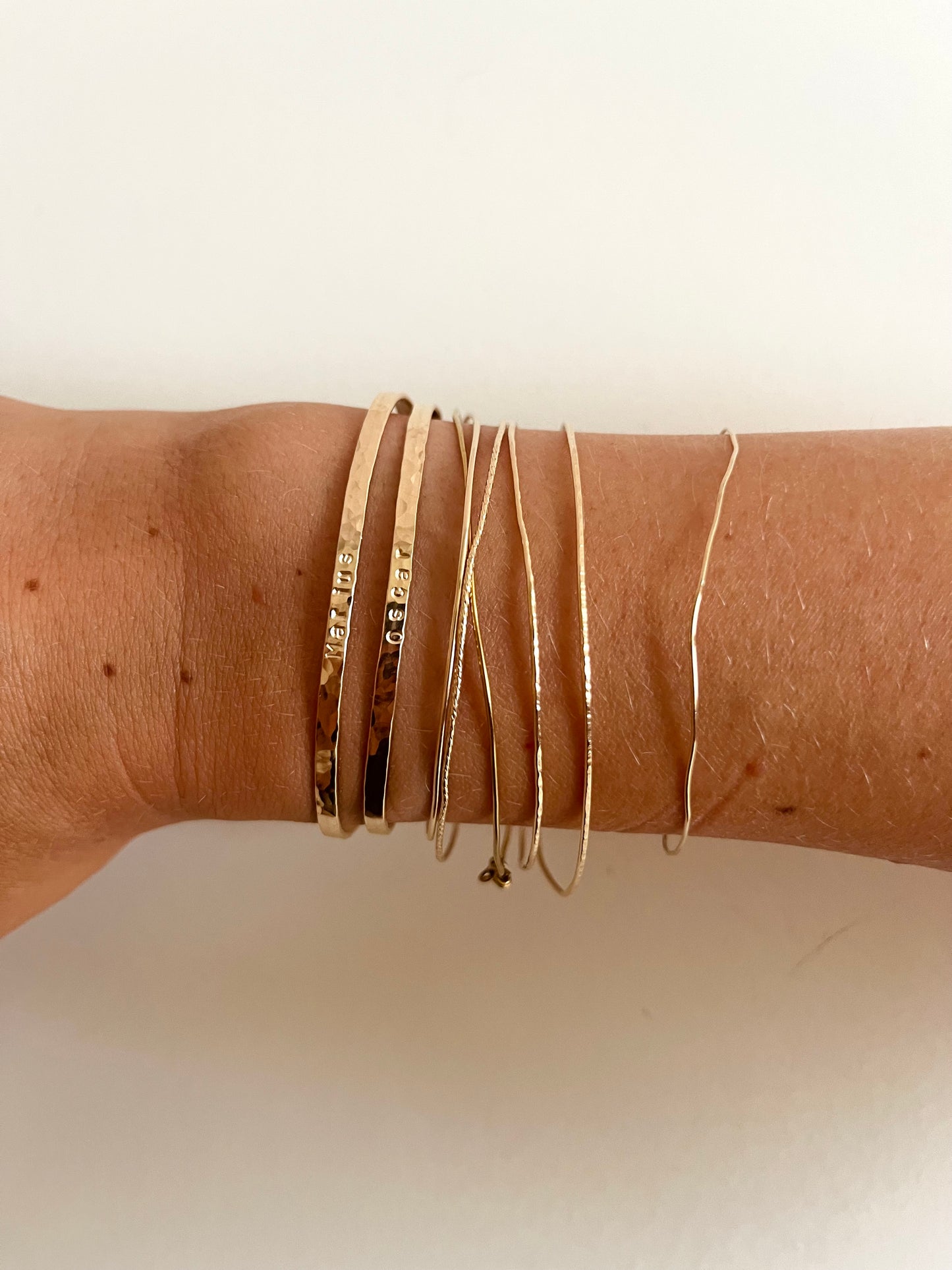 Bracelet jonc personnalisé