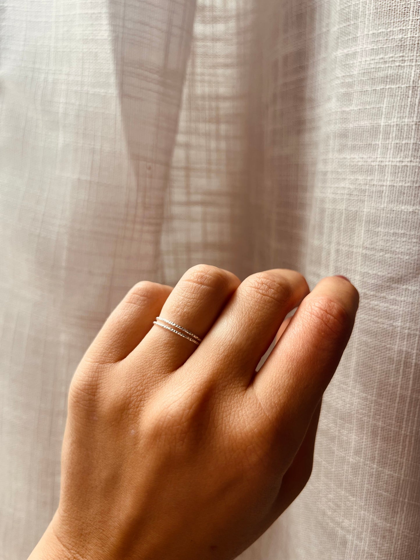 Faustine - Bague fine en Argent