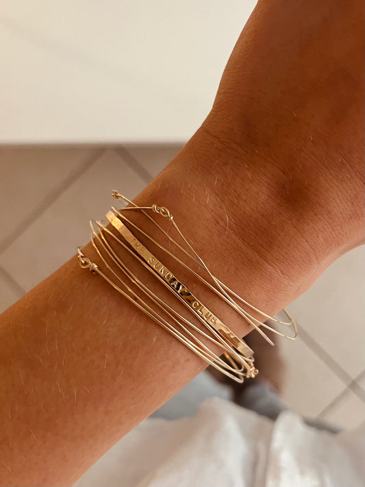 Bracelet jonc personnalisé