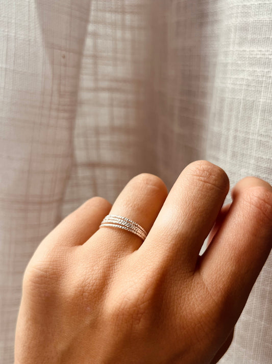 Faustine - Bague fine en Argent